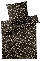 Elegante Bettwäsche Pebbles Schwarz  | Schubiger Möbel