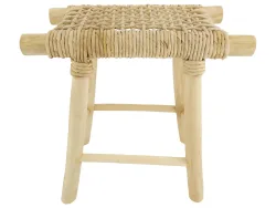 Decofinder Hocker Teakholz H: 45 cm  | Schubiger Möbel