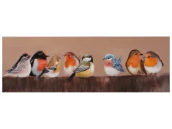 image LAND Gemälde Bunte Vogelschar  | Schubiger Möbel