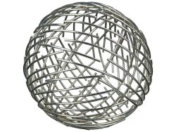 Gilde Dekokugel Eisen D: 16 cm Grau | Schubiger Möbel