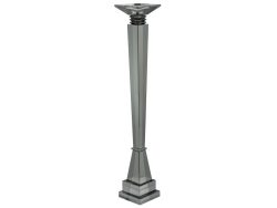 Abhika Kerzenständer Kristallglas Hellbraun H: 65 cm  | Schubiger Möbel