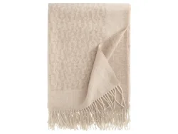 Stoeckel & Grimmler Plaid A-Nobile Sand 130x130 cm  | Schubiger Möbel