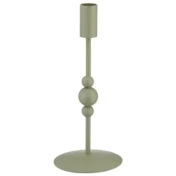 Gasper Kerzenständer Bobbels, Metall, Jade  | Schubiger Möbel