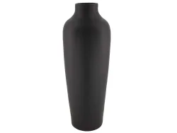 Decofinder Vase Keramik Schwarz H: 14 cm  | Schubiger Möbel