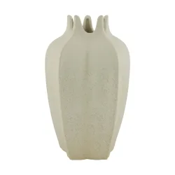 Decofinder Vase Keramik, Weiss H: 30 cm  | Schubiger Möbel