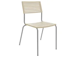 Schaffner Gartenstuhl Lamello Beige | Schubiger Möbel
