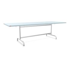 Schaffner Metall-Tisch Säntis Feuerverzinkt Blau | Schubiger Möbel