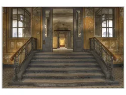 image LAND Bild mit Rahmen Lost Place Treppe 3  | Schubiger Möbel