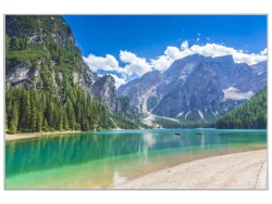 image LAND Bild mit Rahmen Alpenfluss  | Schubiger Möbel