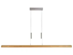HerzBlut Balkenlampe Leana Eiche  B: 160cm Holzfarbig | Schubiger Möbel