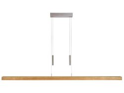HerzBlut Balkenlampe Leana Eiche  B: 160cm Holzfarbig | Schubiger Möbel