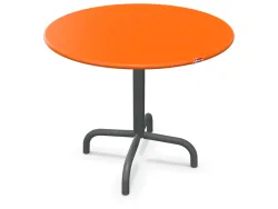 Schaffner Metall-Beistelltisch Rigi Orange | Schubiger Möbel