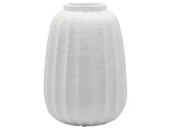 Edg Vase Rillen Keramik H: 50 cm  | Schubiger Möbel