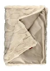 Stoeckel & Grimmler Plaid Serenity, Beige, 130x170 cm Von Aigner Beige | Schubiger Möbel