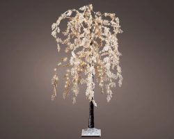 Gilde Weihnachtsbaum Zypresse, 360 Led, Braun H: 180 cm  | Schubiger Möbel