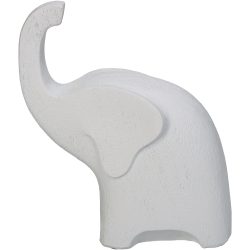 Kersten Objekt Elefant, Weiss H: 15 cm  | Schubiger Möbel