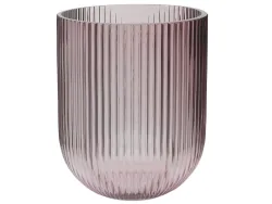 Kaheku Glasvase Struktur Rosa  H: 16 cm  | Schubiger Möbel