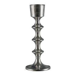 Gasper Kerzenständer Lupos, Silber H: 37 cm  | Schubiger Möbel