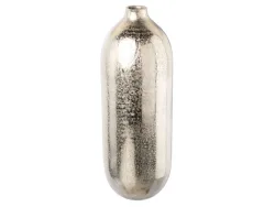 Gasper Vase Base Aluminium Silber H: 32 cm  | Schubiger Möbel