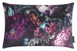 Magma Kissenhülle Fiori, Blume Violett 30x60 cm  | Schubiger Möbel