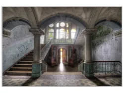 image LAND Bild mit Rahmen Lost Place Treppenhaus 3  | Schubiger Möbel