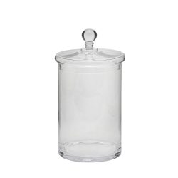 Edg Dose Glas mit Deckel B: 29 cm  | Schubiger Möbel
