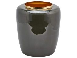 Edg Vase Waterproof Teal H: 35 cm  | Schubiger Möbel