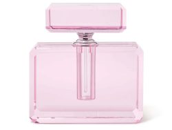 Abhika Parfum Flakon Coco Kristallglas Pink H: 13 cm  | Schubiger Möbel