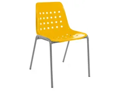 Schaffner Schalen-Stuhl Bermuda Gelb | Schubiger Möbel