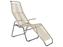 Schaffner Spaghetti-Liege Brissago Beige | Schubiger Möbel