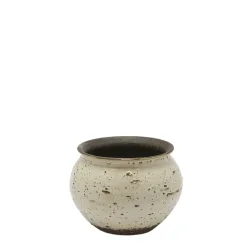 Edg Pflanzengefäss Keramik Weiss B: 19 cm  | Schubiger Möbel