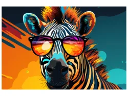 image LAND Canvas Groovy Zebra Stripes  | Schubiger Möbel