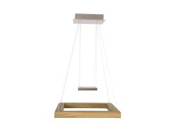 HerzBlut Pendellampe Leana Eiche H: 80cm Grau | Schubiger Möbel