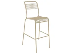 Schaffner Spaghetti-Barstuhl Säntis Beige | Schubiger Möbel