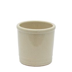 Edg Pflanzengefäss Übetopf Keramik Cremè H: 18 cm  | Schubiger Möbel