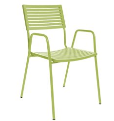 Schaffner Gartenstuhl Lamello m. Lehne Grün | Schubiger Möbel