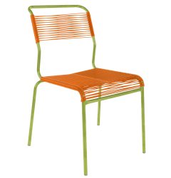 Schaffner Spaghetti-Stuhl Säntis Orange | Schubiger Möbel
