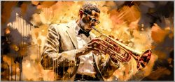 image LAND Bild mit Rahmen Golden Sounds  | Schubiger Möbel