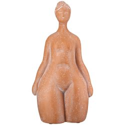 Gilde Figur Marcelle Orange H: 34 cm  | Schubiger Möbel