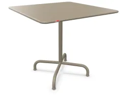 Schaffner Metall-Tisch Rigi Quadratisch Beige | Schubiger Möbel