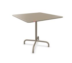 Schaffner Metall-Tisch Rigi Quadratisch Beige | Schubiger Möbel