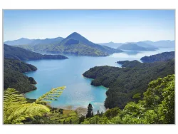 image LAND Bild mit Rahmen See in Den Alpen  | Schubiger Möbel