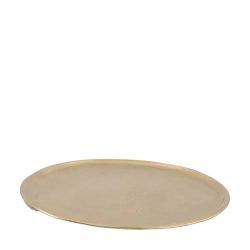 Decofinder Teller Aluminium Gold D: 30 cm  | Schubiger Möbel