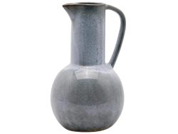 Edg Gefäss Kugelflasche Blau H: 29 cm  | Schubiger Möbel