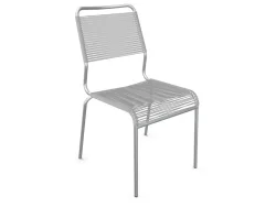 Schaffner Spaghetti-Stuhl Rigi Comfort Feuerverzinkt Weiss | Schubiger Möbel