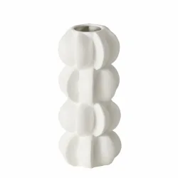Boltze Vase Meritt, Porzellan, Weiss  | Schubiger Möbel