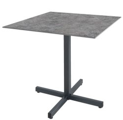 Schaffner Gartentisch Luzern Quadratisch Decor Grau | Schubiger Möbel
