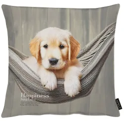 Apelt Kissenhülle Buddy Taupe 45x45 cm Braun | Schubiger Möbel