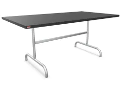 Schaffner Metall-Tisch Säntis Feuerverzinkt Grau | Schubiger Möbel