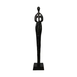 Decofinder Figur Statue, Schwarz  | Schubiger Möbel